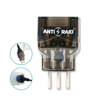 Protetor Eletrico Dps Anti Raio Surtos Embrastec 10a Bivolt Pocket Tomada Energia 110v 220v Classe III