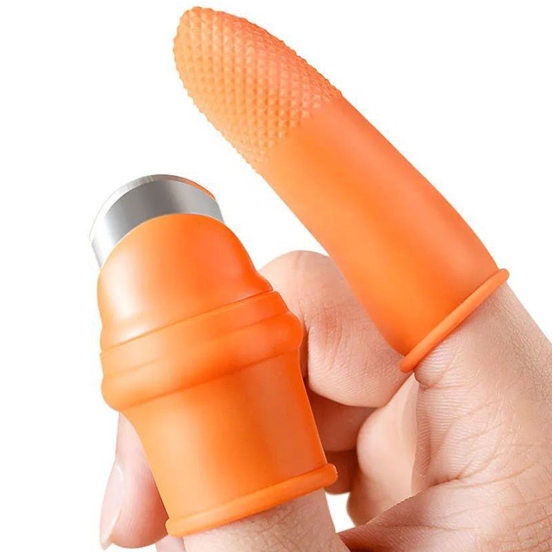 Protetor de dedo de silicone (feminino) Faca de polegar Ferramentas de jardinagem Podadores