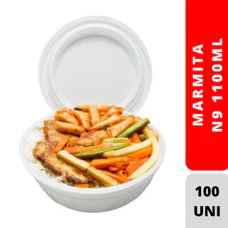 Marmitex Isopor N9 c/ 100UN