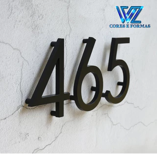 NÚMEROS PARA CASA,15 E 20CM EM PVC EXPANDIDO 10MM, NÚMERO RESIDÊNCIAL, NÚMEROS EM ALTO RELEVO