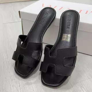Sandália feminina 5050 hermes tendência lançamento Verão Promoção Couro sintético valentim brasil