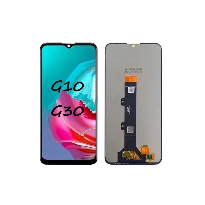 Tela Frontal Touch LCD Display Moto G10 G30 Sem Aro XT2127 XT2129 ...