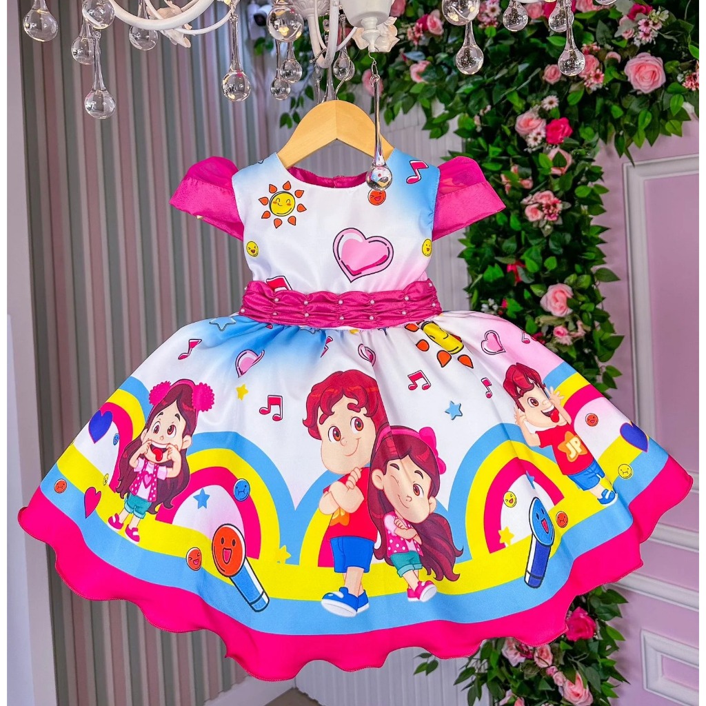 vestido infantil maria clara e jp festa luxo | Shopee Brasil