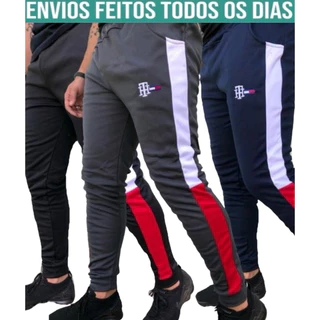 Calça Moletom masculina flanelada moleton academia ótima para o frio