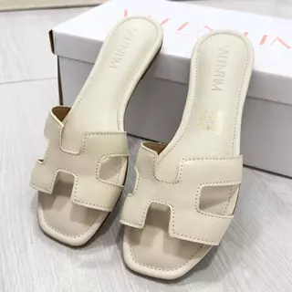 Sandália Feminina H 5050 Hermes Couro Sintético Original Confortável Promoção Verão ENVIO IMEDIATO