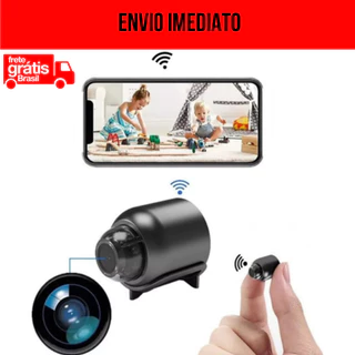 Mini Câmera De Segurança X5 Portátil Full Hd Discreta Monitora Pronta Entrega em Oferta na Shopee