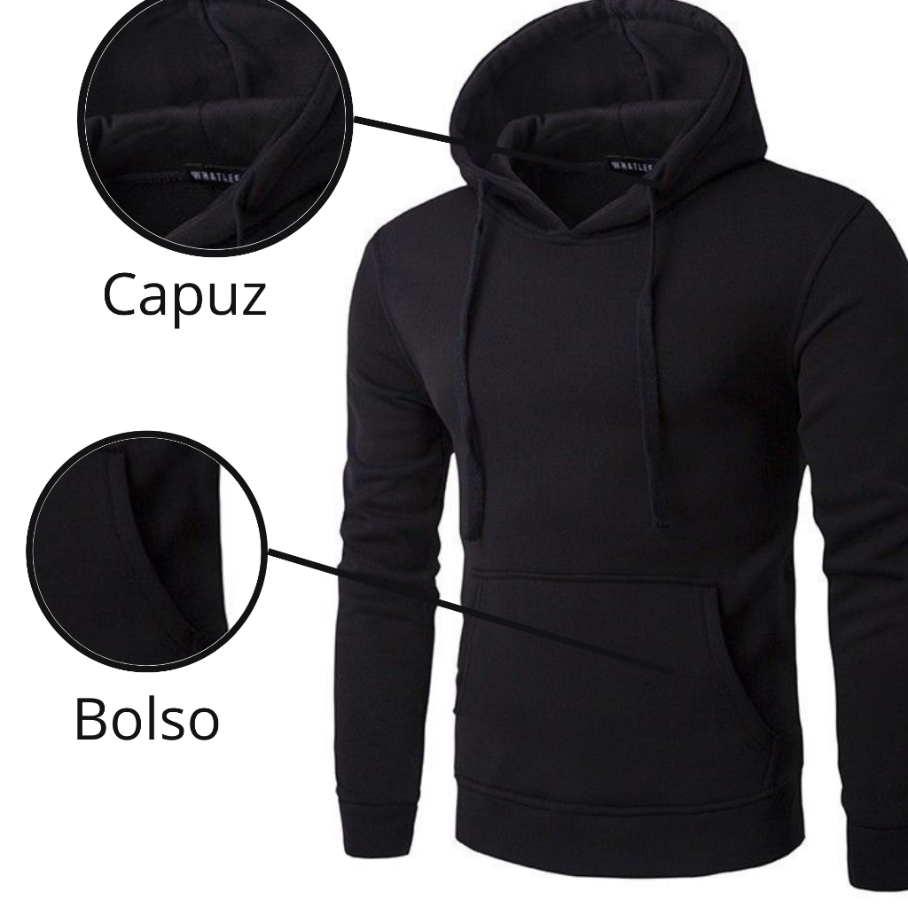 Blusa De Frio Masculina Moletom Masculino Canguru Frio Shopee Brasil