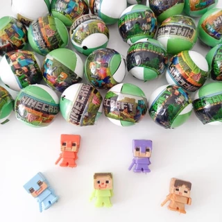 10/20/30/50 Capsula Minecraft Surpresa 1 polegada Infantil - Envelopada Dentista