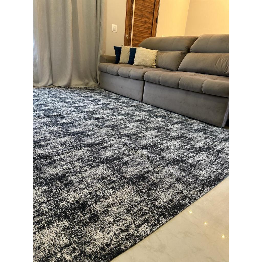 Tapete Manchado Grande 2,00 M X 1,40 M Promoção Para Sala Quarto Escritório Antiderrapante