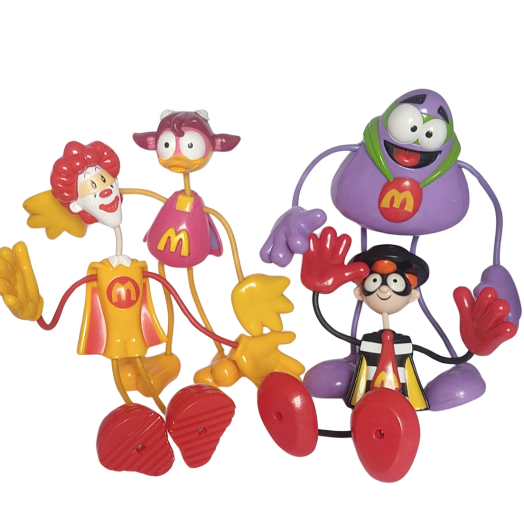 Coleção Turma do Ronald McDonald's Esticadinhos Completa 2003 - 4 ...