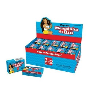 Pacoca moreninha do rio 1kg,embalagem expositora 50 unidades | Shopee ...