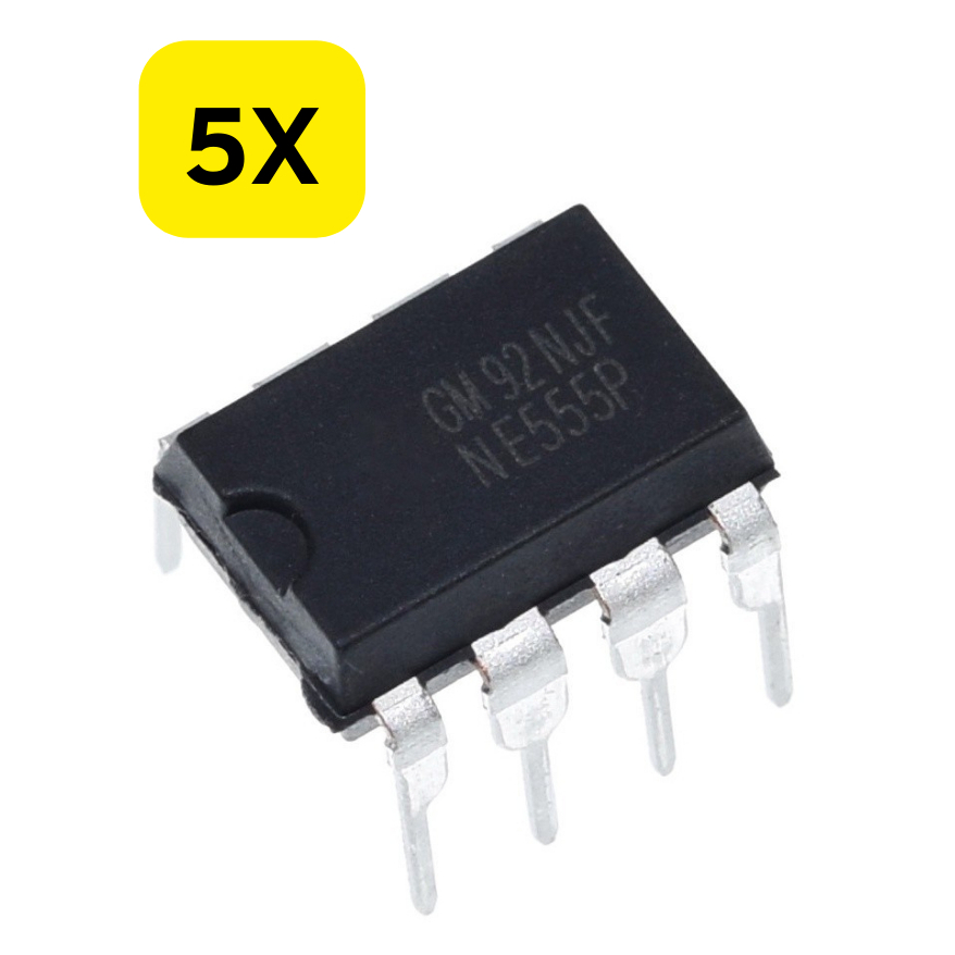 Kit 5x LM555 NE555 Timer Circuito Integrado Temporizador Automação ...