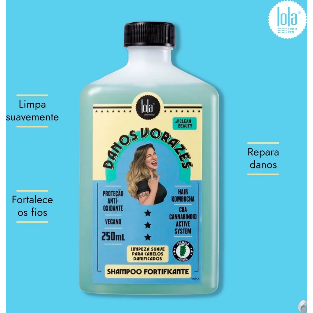 Shampoo Danos Vorazes Lola Cosmetics 250ml | Shopee Brasil