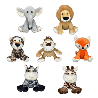 Safári Baby Ursinhos de Pelúcia Safári Para Presentes Decorações Festas 30cm