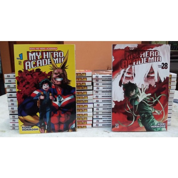 PACOTE MY HERO COLEÇÃO COMPLETA 1 AO 37 JBC BOKU NO HERO | Shopee Brasil