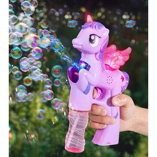 1pcs Brinquedo Infantil Bolha De Sabão Unicórnio com luz e som//n-235 em Oferta na Shopee