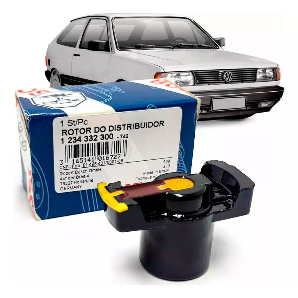 Rotor Distribuidor Bosch Gol Quadrado - AP 1.6 / 1.8 - Ano: 1991 à 1995 ...