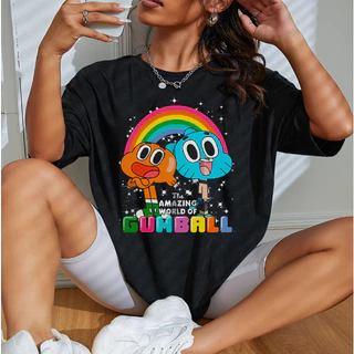 Camiseta Desenho O incrivel mundo de Gumball 100% algodão unissex (Adulto e Infantil)