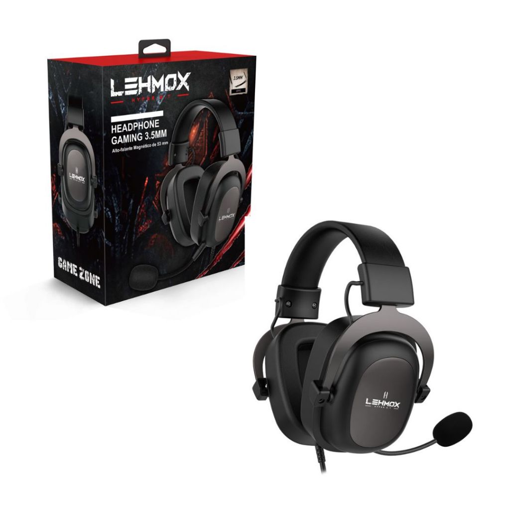 Fone Headset Gamer Led Rgb Plug 3.5mm E Usb Lehmox Gt-f2