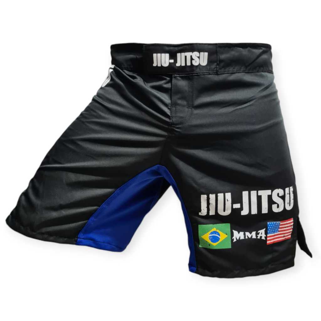 Bermuda de Tactel Masculina Brazilian Jiu-jítsu No-gi C/ Elastano ...