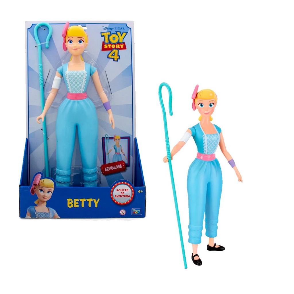 Boneca Betty Toy Story 4 Com Bastão - Toyng Original | Shopee Brasil