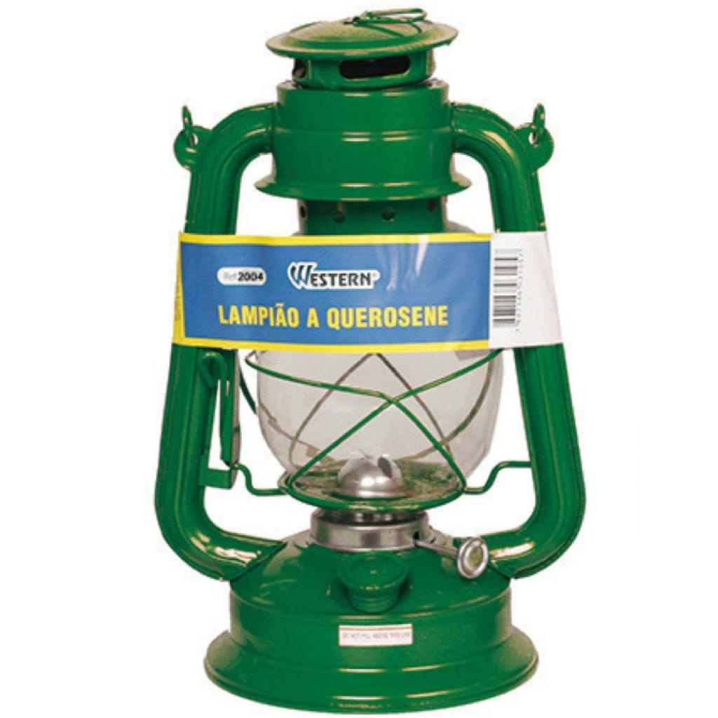 Lampião Lamparina Querosene Retro Modelo Antigo 25cm Cor verde | Shopee ...