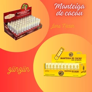 kit c/150 Manteiga De Cacau Com Propolis - Protetor Labial flora néctar/ziinziin