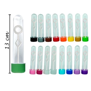 10 Tubetes Bolha de Sabão 13cm