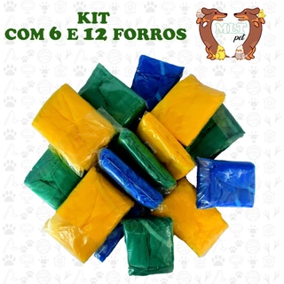 KIT 12 Forro Capa Fundo para Gaiola Pássaros Tecido TNT N1 ao N8 Anti Sujeira