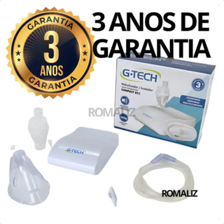 Inalador e Nebulizador Compressor de Ar Comprimido Compact DC1 G-tech Infantil Remédio e