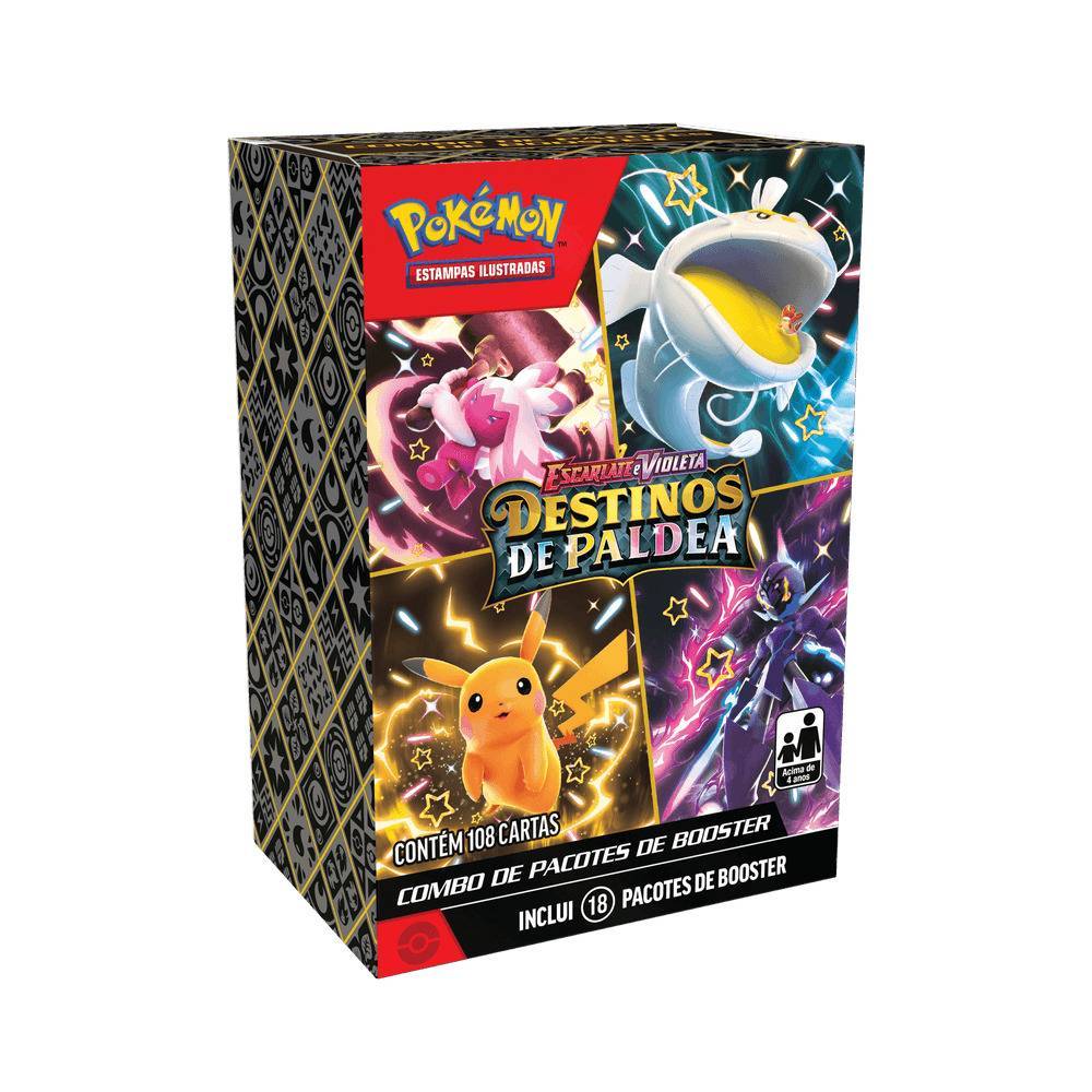 Cartas Pokémon Combo de Booster Destinos de Paldea - Copag