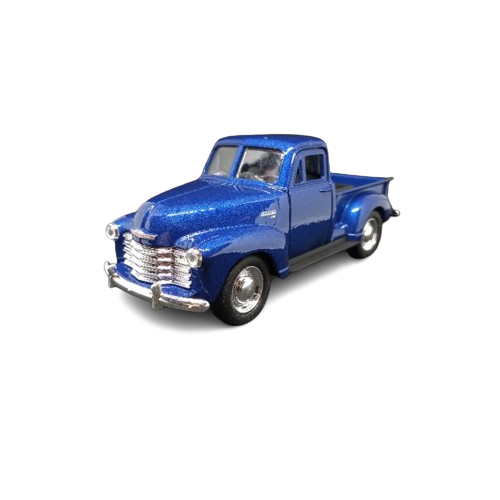 Miniatura Pickup Chevrolet 1953,Welly, escala 1:38 Azul