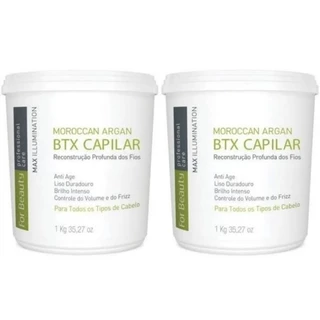 2 Botox capilar profissional maroccan argan oil For Beauty 1kg