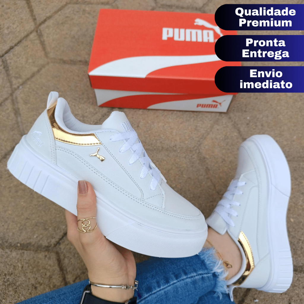 Tênis Feminino Casual Branco Sapato Feminino Pm Flat Plataforma Macio Tendencia Verão e Inverno Super Confortável Resistente e Leve Para o Dia a Dia Academia