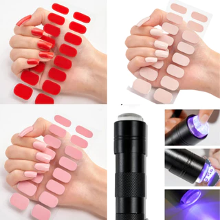 Película de Esmalte Adesiva Gel Pronta Semi Curada Autocolante/Cabine Lampada Led Uv Fácil Aplicação em Oferta na Shopee