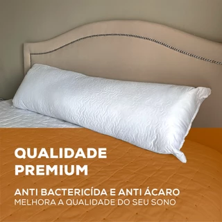 Travesseiro Corporal Xuxão Para dormir em Fibra 100% Silicone Macio e confortavel