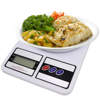 Balança Digital para Cozinha ate 10kg + 2 pilhas AA Confeitaria Alimentação Dieta Nutrição