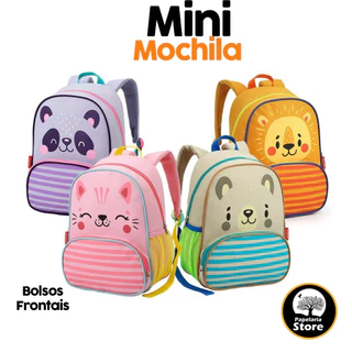 Mini Mochila Bichinho Animais Fofos Bolsa Passeio Escolar Infantil