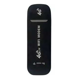 Modem 4g Lte Wifi Usb 150mbps Portátil Sim Card Chip Cor Preto