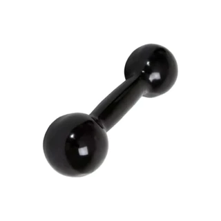 Halter Emborrachado 2kg - Unidade Peso Bola Revestido Academia Musculação Profissional Treinamento Treino em Casa