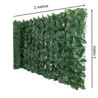 Muro Inglês Jardim Vertical Artificial 2x1 Grama Parede Decoração Jardim