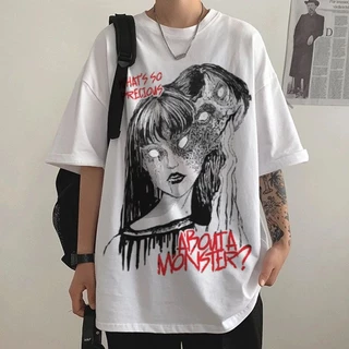 Camiseta Branca Anime Tomie Junji Ito