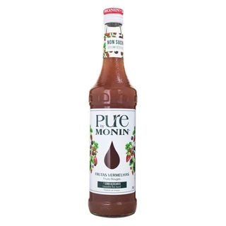 Soda Italiana Monin Xarope Sem Açúcar Importado Sabor Frutas Vermelhas 700ml