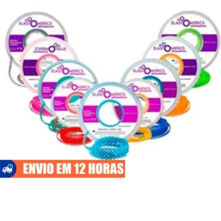 Borrachinhas para Aparelho Ortodôntico, Trançada Elástico Corrente 1,5m Cores - Promoção
