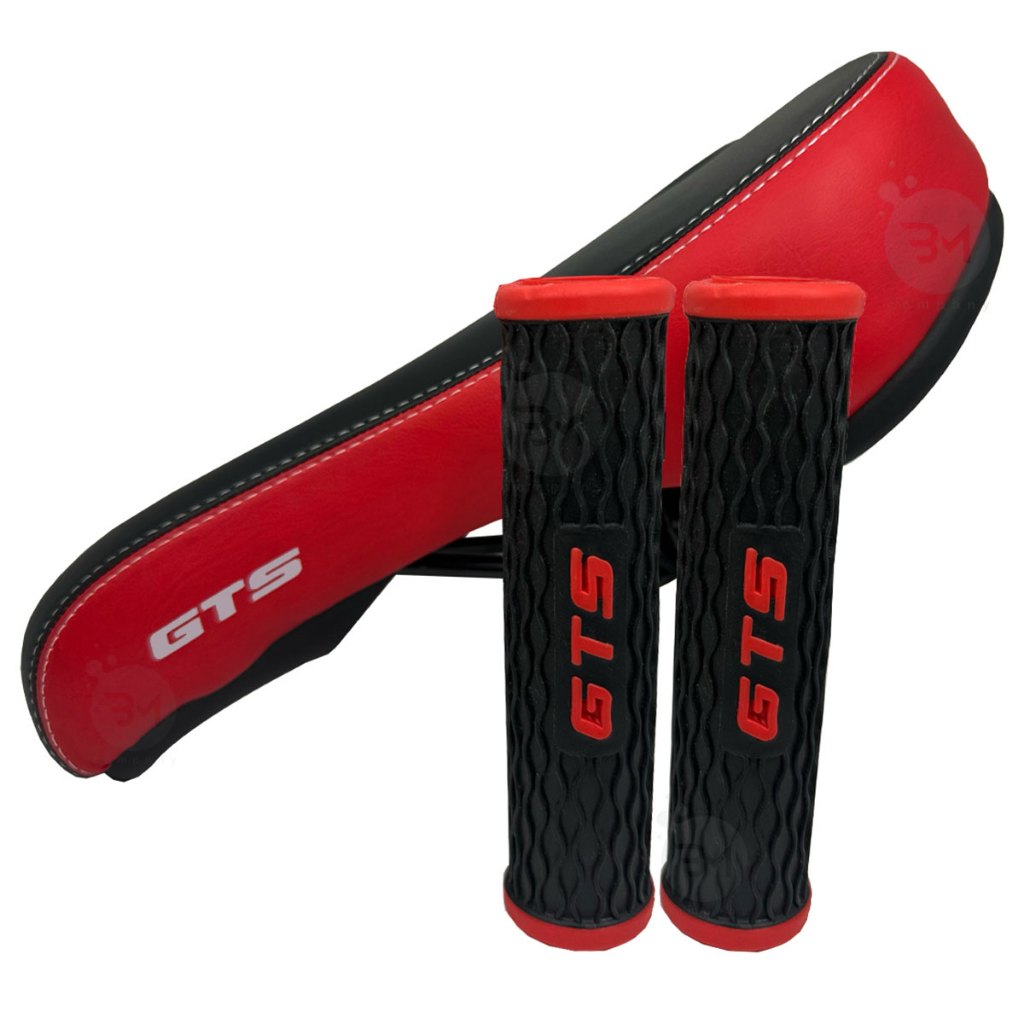 Ki Banco Selim Vazado De Bicicleta Bike GTS + Manoplas Ciclismo