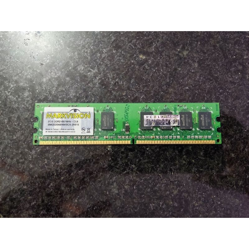 Memória RAM DDR2 2GB 667Mhz