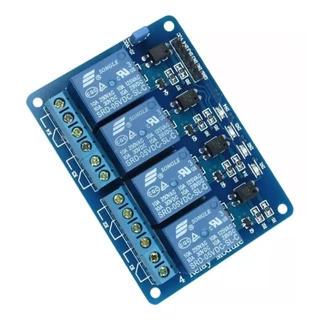 Módulo Relé Rele 4 Canais 5v 10a Arduino Pic Automação C/ Nf