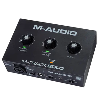 Interface de Áudio M-Audio M-Track Solo USB Preto