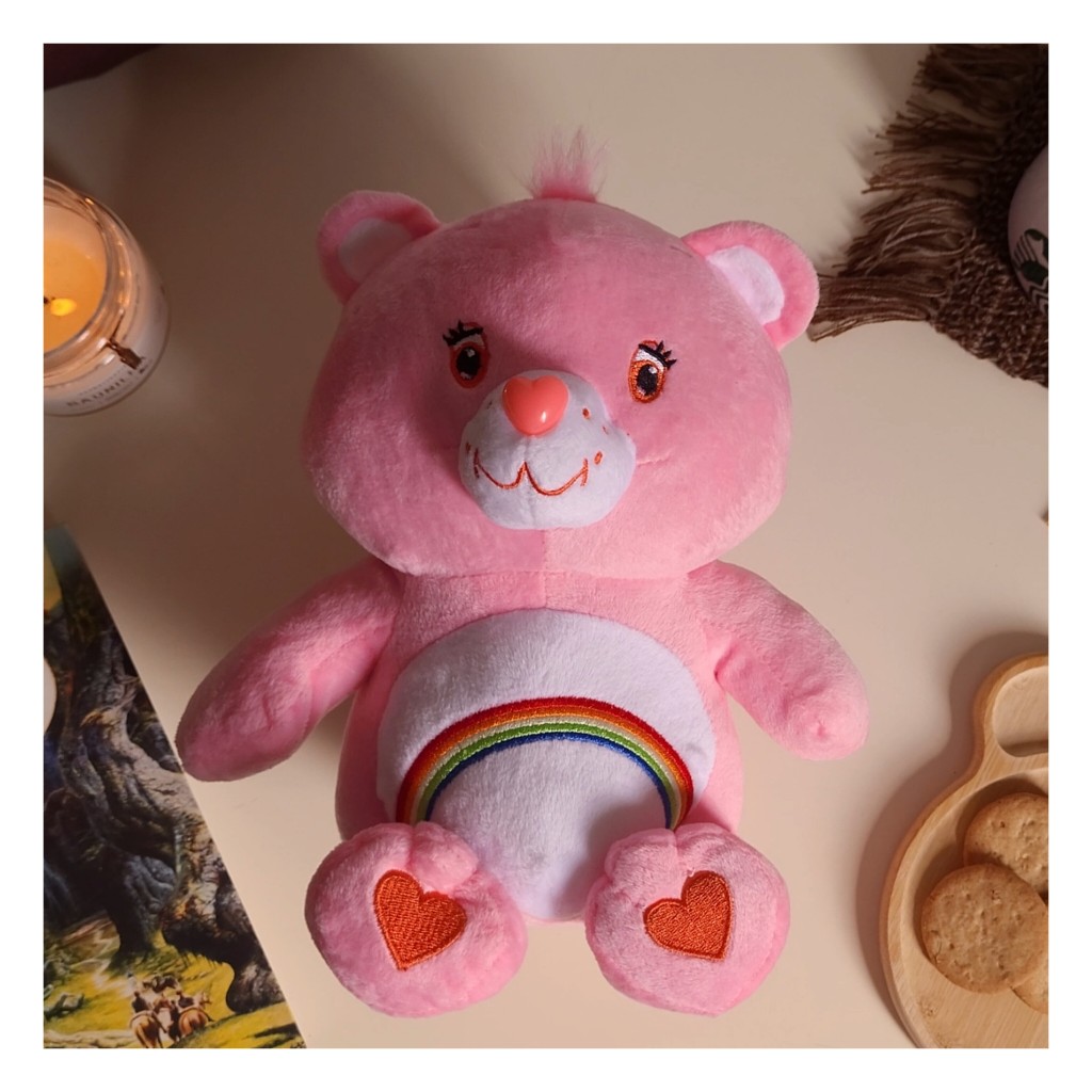 Pelúcia Ursinhos Carinhosos - Rosa - pronta-entrega | Shopee Brasil