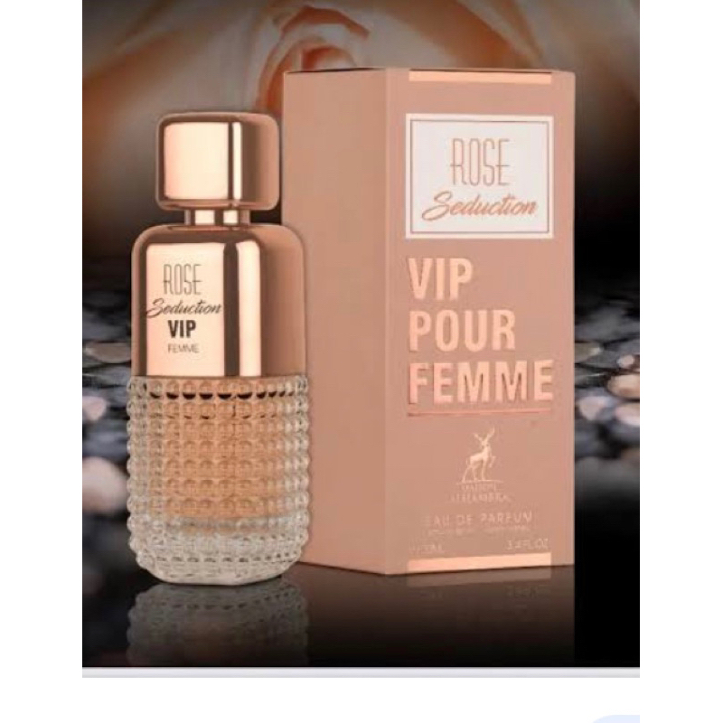 Rose Seduction Vip Pour Femme Maison Alhambra Edp 100ml– PERFUMR